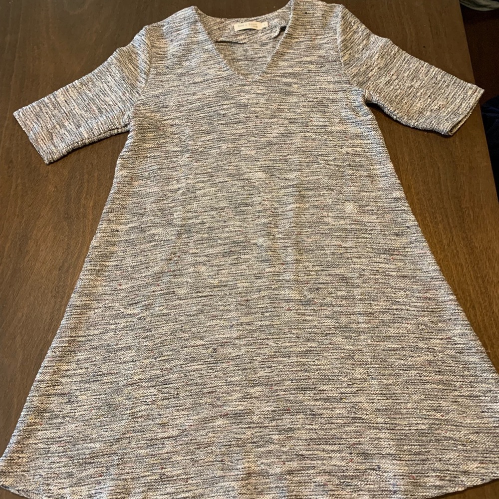 Grey winter dress